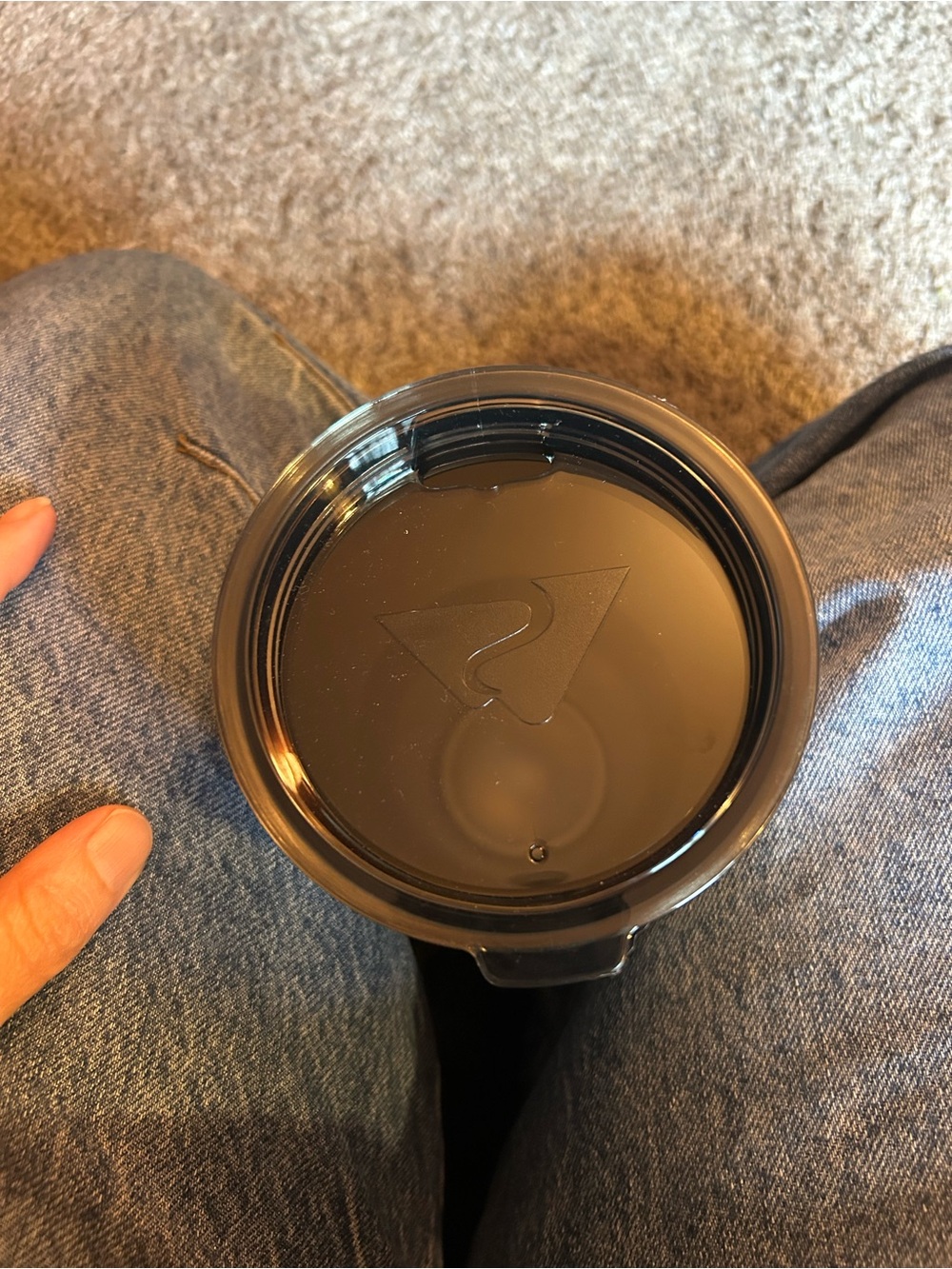 Ozark Trail Black Stainless Steel Travel Tumbler with Logo - Picture 4 of 4